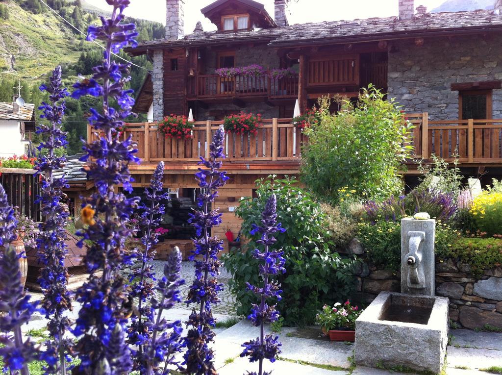 Bed and Breakfast Les Trompeurs chez Odette Cogne Exterior foto